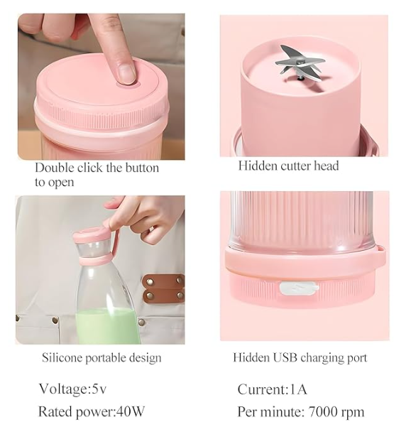 Travel Portable Mini Juice Blender